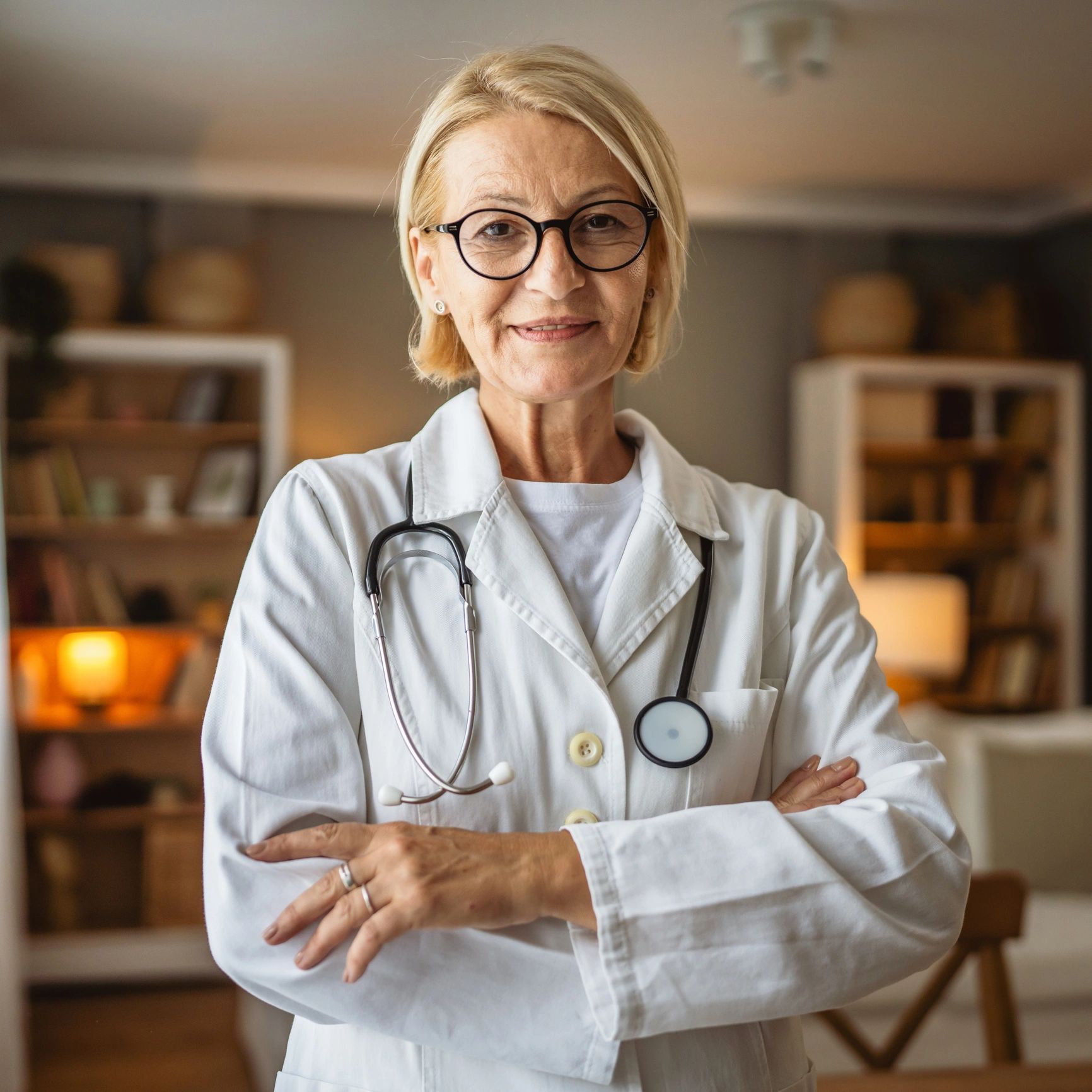 Portrait of a female healthcare leader supporting operational growth